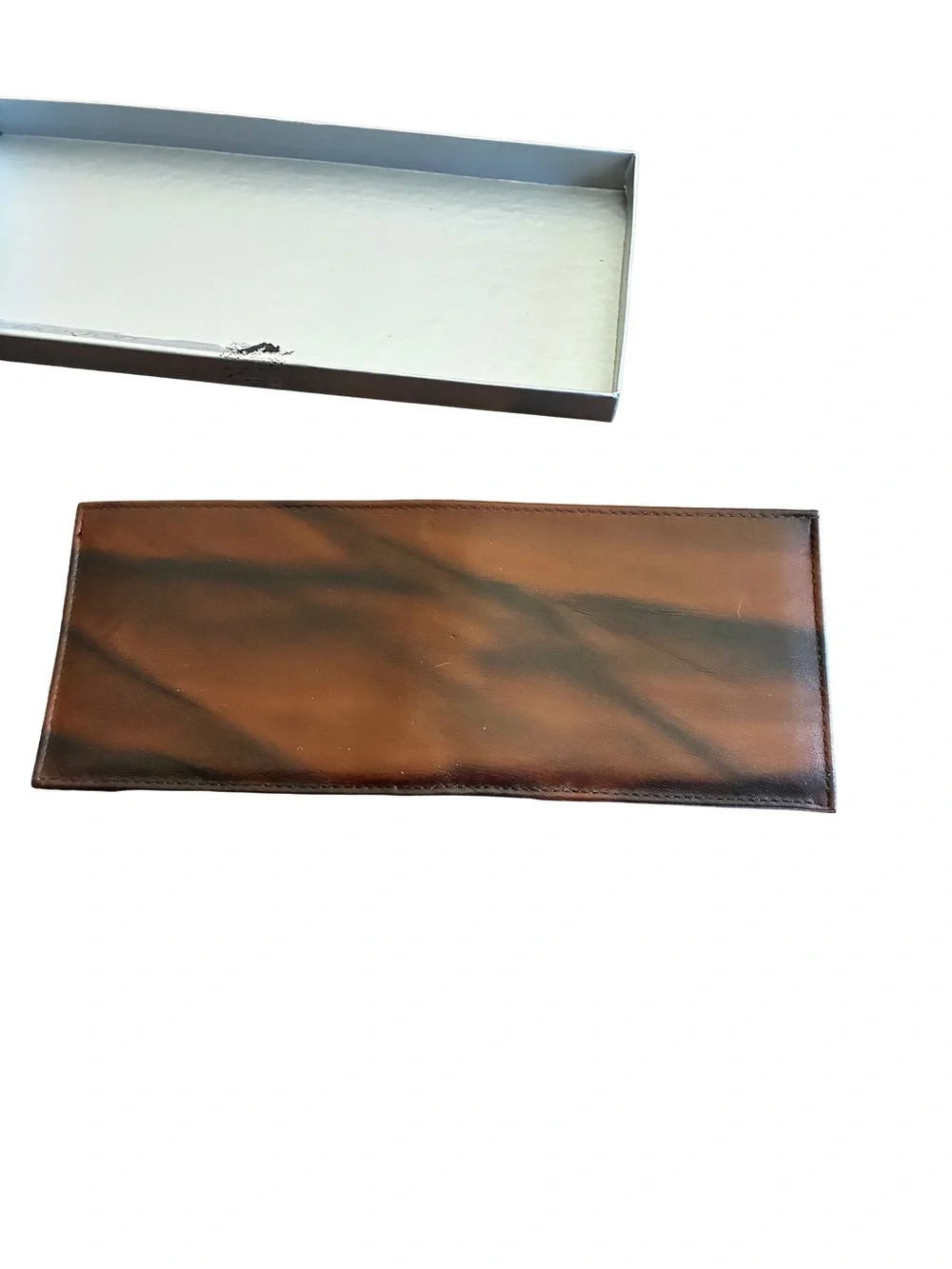 Vintage Buxton Genuine Leather Bifold Wallet NOS in Box - Personalized ERNIE